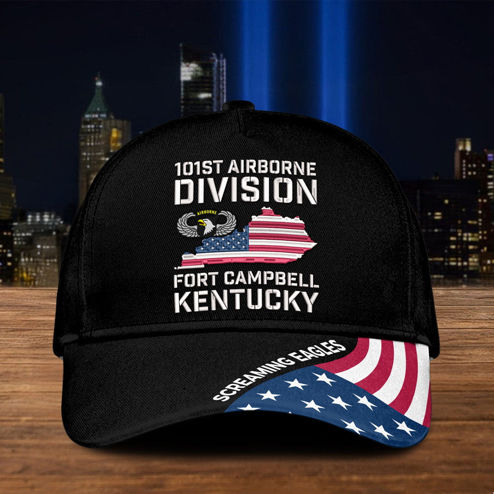 101St Airborne Division Fort Campbell Kentucky Hat Screaming Eagles Army Hat Military Gifts