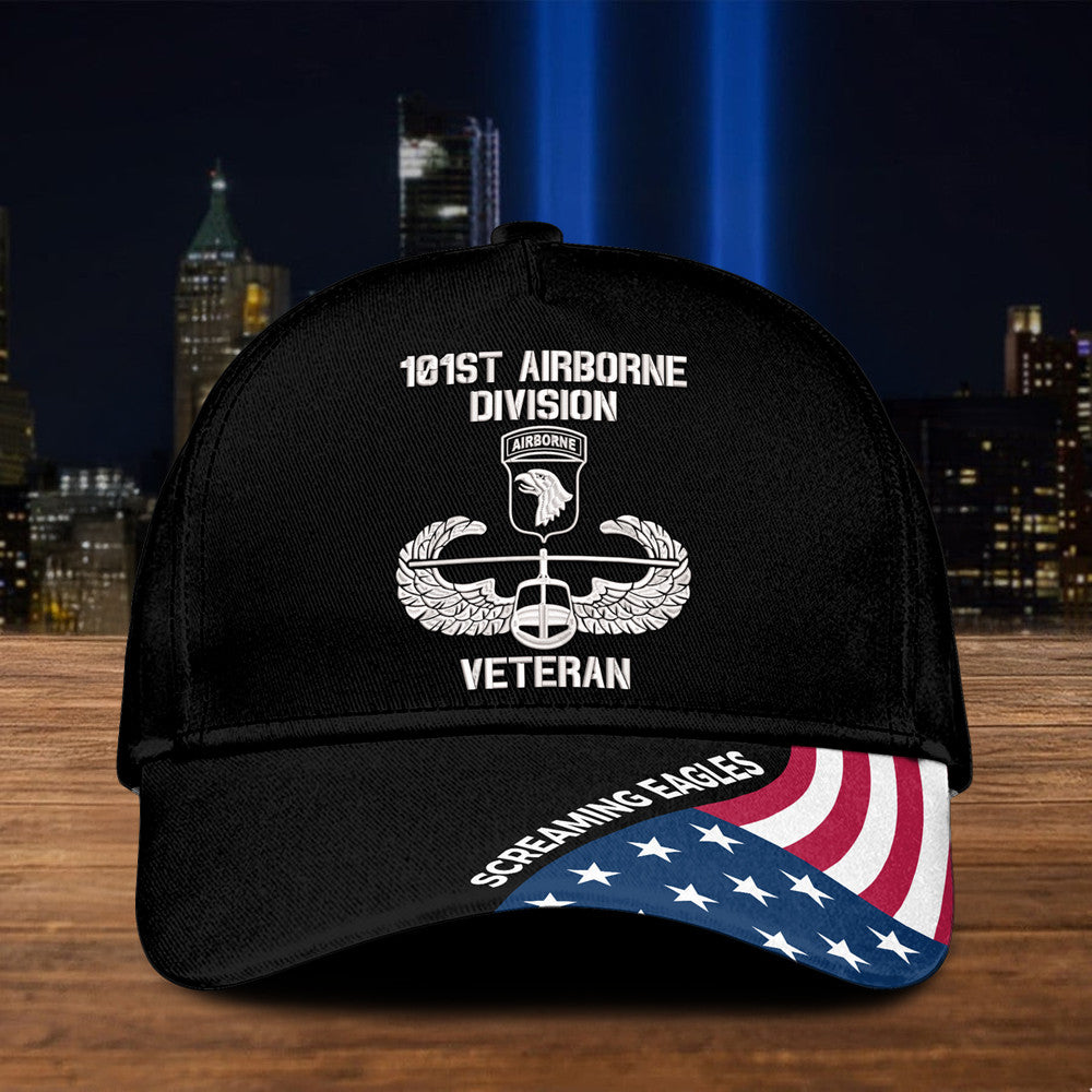 101St Airborne Division Veteran Hat Screaming Eagles US Army Hat Gifts For Veterans