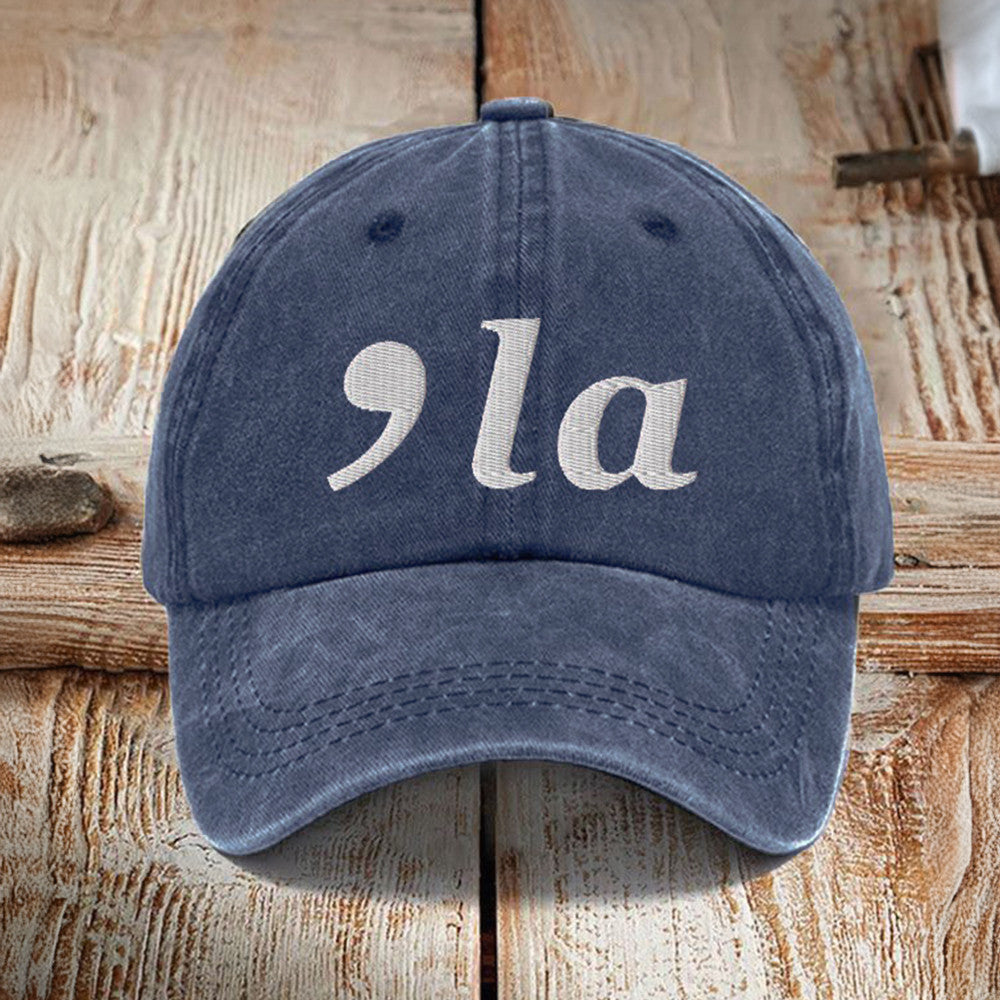 ,La Kamala Harris Hat Comma Kamala Harris 2024 Vote Blue Madam President Baseball Cap